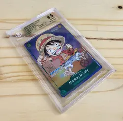 BGS 9.5 - Monkey.D.Luffy P-037 PR Promo Anniversary - One Piece Card Game OP TCG - Image 4
