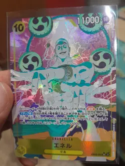 Enel Eb02 052 SR Parallel Jap 2025 One Piece 25th Anniversary card new mint - Image 1