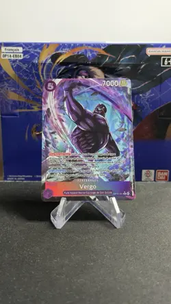 CARTE ONE PIECE CARD GAME VERGO OP14-061 RARE ALT ART FR OP14 - Image 1