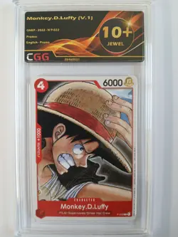 One Piece Monkey.D.Luffy (P-022) (V.1) Promos CGG 10+ Triple 28460531 - Image 1
