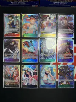 CARTE ONE PIECE LOT DE 12 CARTES SR FR OP14 ET EB04 NEARMINT/MINT SANS DOUBLES - Image 2