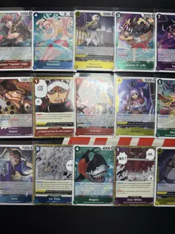 CARTE ONE PIECE LOT DE 39 CARTES RARE FR OP14 ET EB04 NEARMINT/MINT SANS DOUBLES - Image 3