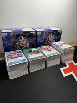 CARTE ONE PIECE LOT DE 515 CARTES COMMUNES PEU COMMUNES LEADER FR OP14 ET EB04 - Image 1