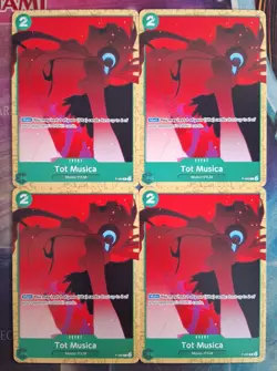 4x Tot Musica P-060 Promo Englisch PLAYSET NM One Piece - Image 1