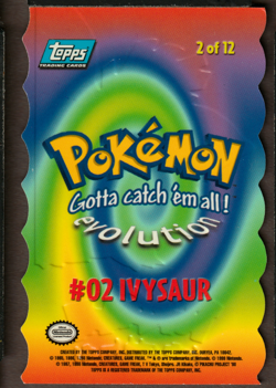 Topps Pokemon The First Movie Die Cut E2 Ivysaur Mewtwo Strikes Back - Image 2