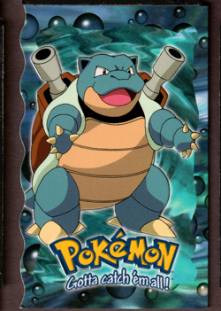 Topps Pokemon The First Movie Die Cut E9 Blastoise Mewtwo Strikes Back - Image 1