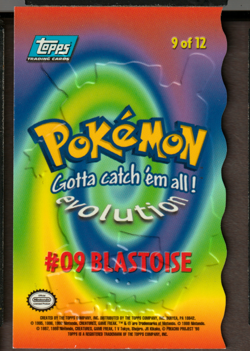 Topps Pokemon The First Movie Die Cut E9 Blastoise Mewtwo Strikes Back - Image 2