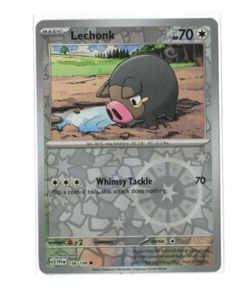 Pokemon Scarlet & Violet Lechonk 156/198 Reverse Holo Common - Image 1
