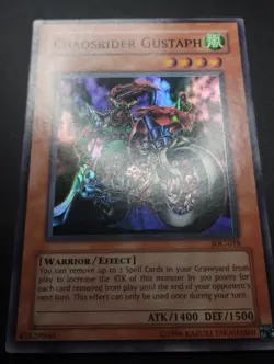 YUGIOH 2004 | CHAOSRIDER GUSTAPH | IOC-018 | EXCELLENT - VERY GOOD (MP) - Image 5