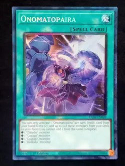 YuGiOh! Onomatopaira RA04-EN089 Collector's Rare - Near Mint - Image 1