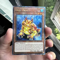 Yugioh Swamp Frog (Quarter Century Secret Rare) RA03-EN005 NM - Image 1