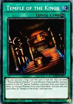 Yugioh MP25-EN017 Temple of the Kings Starlight Rare MINT - Image 1