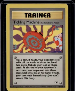 Pokemon Card Ticking Time Machine 119/132 Gym Heroes NM - Image 1