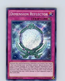 Yu-Gi-Oh TCG Dimension Reflector MVP1-ENS21 1st Edition Secret Rare Card NM - Image 1