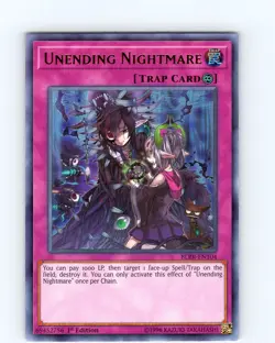 Yu-Gi-Oh TCG Unending Nightmare BLRR-EN104 1st Edition Ultra Rare Card NM - Image 1