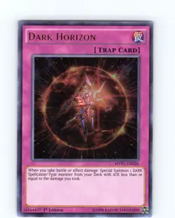 Yu-Gi-Oh TCG Dark Horizon MVP1-EN026 1st Edition Ultra Rare Card NM - Image 1