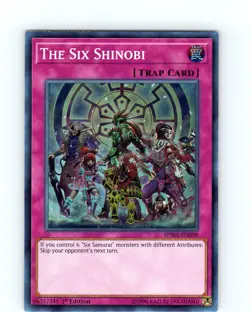 Yu-Gi-Oh TCG The Six Shinobi SPWA-EN008 1st Edition Super Rare Card NM - Image 1