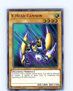 Yu-Gi-Oh TCG X-Head Cannon LCKC-EN005 1st Edition Ultra Rare Card NM - Image 1