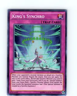 Yu-Gi-Oh TCG King's Synchro INOV-EN067 Unlimited Super Rare Card NM - Image 1
