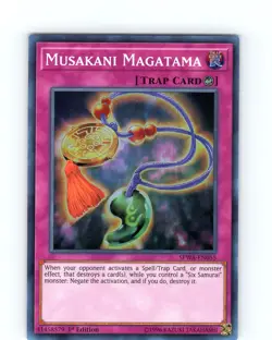 Yu-Gi-Oh TCG Masakani Magatama SPWA-EN055 1st Edition Super Rare Card NM - Image 1