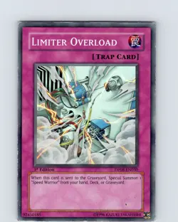 Yu-Gi-Oh TCG Limiter Overload DP08-EN030 1st Edition Super Rare Card MP-LP - Image 1