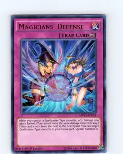 Yu-Gi-Oh TCG Magician's Defense MVP1-EN028 1st Edition Ultra Rare Card NM - Image 1