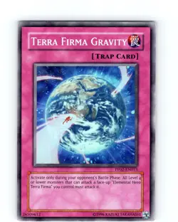 Yu-Gi-Oh TCG Terra Firma Gravity PP02-EN013 Unlimited Super Rare Card MP - Image 1