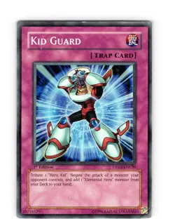 Yu-Gi-Oh TCG Kid Guard DP03-EN030 1st Edition Super Rare Card Played HP - Image 1