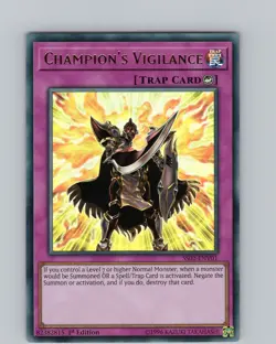 Yu-Gi-Oh TCG Champion's Vigilance SS02-ENV01 1st Edition Ultra Rare Card NM - Image 1