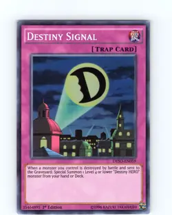Yu-Gi-Oh TCG Destiny Signals DESO-EN059 1st Edition Super Rare Card NM - Image 1
