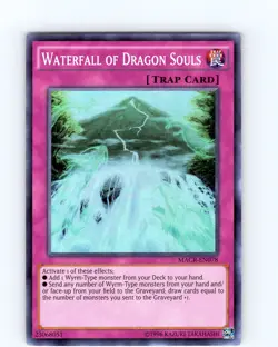 Yu-Gi-Oh TCG Waterfall Of Dragon Souls MACR-EN078 Unlimted Super Rare Card NM - Image 1