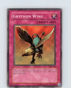 Yu-Gi-Oh TCG Gryphon Wing SDP-050 Unlimited Super Rare Card LP - Image 1