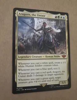 2023 MTG Magic The Gathering LOTR Lord of the Rings #192 Aragorn the Uniter - Image 1