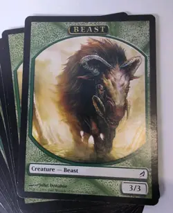 MTG Token Beast (17) Lorwyn English Magic The Gathering X 17 - Image 1