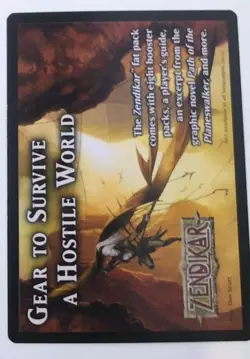MTG Angel Token NM Error Bleed Misprint Zendikar Magic The Gathering - Image 4