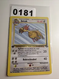 Pokemon Ibitak 36/64 - Dschungel - 1. Edition Deutsch 1995 - Image 1