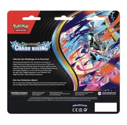 Pokemon ME04 Chaos Rising 3-Pack Blister - Sealed - PRESALE rel. 5/25-5/28 - Image 3