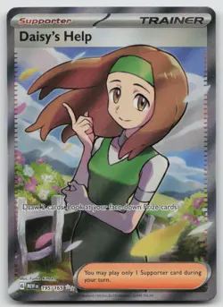 Daisy's Help 195/165 Ultra Rare 151 Pokemon Holo NM - Image 1
