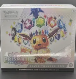 Pokemon TCG Prismatic Evolutions ETB Elite Trainer Box - New Factory Sealed! EN - Image 1