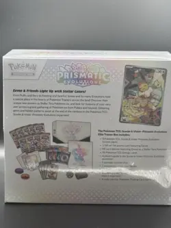 Pokemon TCG Prismatic Evolutions ETB Elite Trainer Box - New Factory Sealed! EN - Image 3