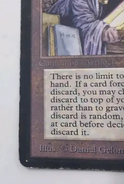 MTG Library of Leng Beta 1993 Very Light Play Magic The Gathering - Image 4