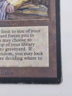 MTG Library of Leng Beta 1993 Very Light Play Magic The Gathering - Image 5