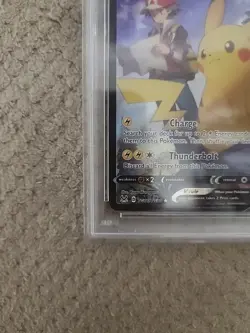2022 Pokemon Pikachu v TG16/TG30 Swsh11 Lost Origin Full Art Holo PSA 9 - Image 4