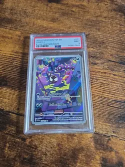 Pokemon 2024 Gastly 177/162 Illustration Rare Temporal Forces MINT PSA 9 - Image 1