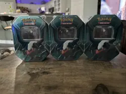 Pokemon Darkrai Triple Whammy Tin LOT of 3 Sealed - Image 1