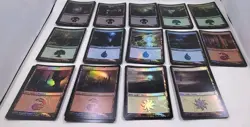 MTG FOIL Time Spiral Basic Lands (31) NM English Magic The Gathering Lot Of 31 - Image 3