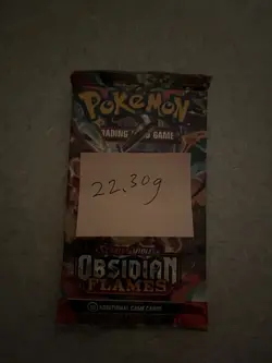 VERY HEAVY! 22.30Gram Obsidian Flames Pokemon TCG Factory Sealed Booster Pack!!! - Image 3