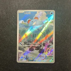 Marill 204/193 Paldea Evolved Illustration Rare Full Art Holo Pokemon - Image 1