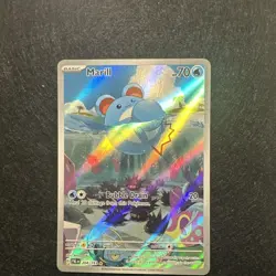 Marill 204/193 Paldea Evolved Illustration Rare Full Art Holo Pokemon - Image 4