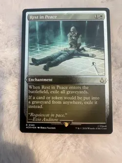 MTG - Assassin's Creed - Rest in Peace - Etched Foil - R 0180 - Image 1